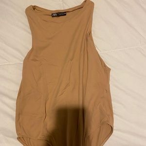 Zara tan bodysuit